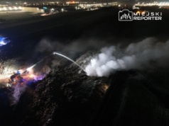 Pożar składowiska odpadów. Kolejny taki w tym miejscu w ciągu roku