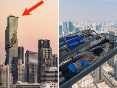 Przerażający taras widokowy. Ludzie wiszą 296 m nad ziemią