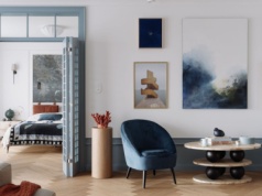 WNĘTRZE TYGODNIA: Ten wakacyjny apartament w Gdańsku łączy hotelowy komfort z artystycznym sercem