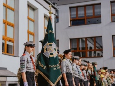 50-lecie Hufca ZHP Kęty: uroczysty apel i wyróżnienie dla wojewody