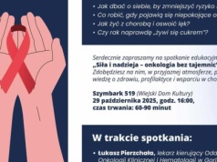 Spotkanie „Siła i nadzieja – Onkologia bez tajemnic” w Szymbarku 29 października