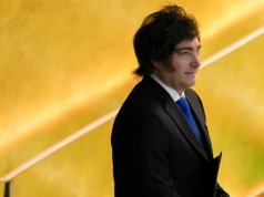 Prezydent Argentyny w euforii. Jego partia wyraźnie wygrywa wybory