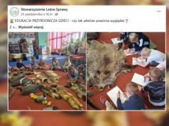 Przedszkolaki nad truchłami zwierząt. Internauci wściekli na myśliwych. "Zwyrodnialcy"