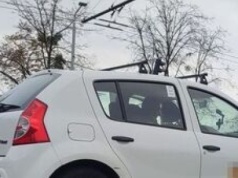 Łyse opony miał ten koleżka