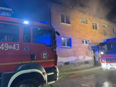 Pożar w gminie Płoty