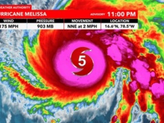 Huragan Melissa zagraża Jamajce. Padają kolejne rekordy