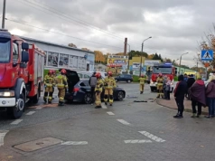 Czołówka przy targowisku. Nie ustąpił pierwszeństwa