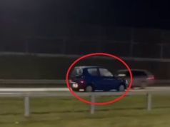 Przejechała 70 km pod prąd ekspresówką. Wracała od koleżanki z Radomia