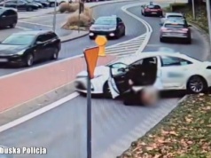 Taksówka sama mknęła przez ulice. Niebezpieczna sytuacja z Zielonej Góry