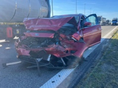 Wypadek na A4 w Bratkowicach – trzy osoby trafiły do szpitala