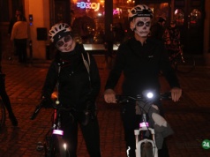 Upiorny peleton przejechał przez Bielsko-Białą. Wydarzenie miało wymiar charytatywny