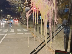 Kierowca autobusu: "zaje*isty Halloween". Ktoś rzucił jajkiem w szybę. "Ten psikus, to już gruba przesada"