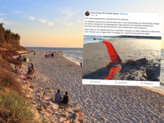 Znalazł tajemniczy obiekt na plaży w Ustce. Natychmiast wezwał służby