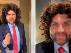 Vance zażartował z siebie na Halloween. W sieci hit z peruką i memem