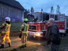 Fałszywy alarm w Stryszowie. Ognisko wzięto za pożar domu przy stacji paliw