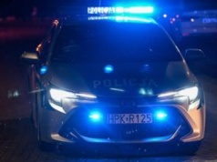 Obława policji w Smogorzewie. Na drodze leśnej padły strzały