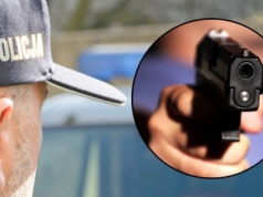 Policyjna obława po strzałach na leśnej drodze! Są ranni