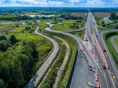 Zmiana organizacji ruchu na S19 na Węźle Jasionka. Zamknięcie wjazdu na drogę ekspresową