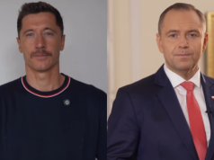 Robert Lewandowski na wspólnym wideo z prezydentem Nawrockim. Ruszyła akcja "movember"