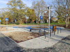 Miasteczko rowerowe w Mościcach na ukończeniu