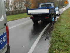 Pieszy potrącony przez auto dostawcze. Graboszyce