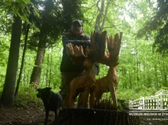 Wystawa „Rzeźby z drzew” Zbyszka Burego w Żywcu