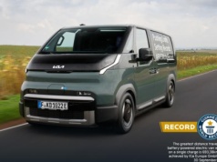 Dostawcza Kia PV5 z rekordem Guinessa. Z maksymalnym obciążeniem na jednym ładowaniu pokonała prawie 700 km