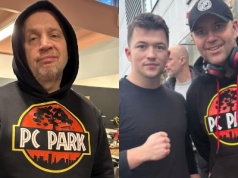 Prezydent Nawrocki chodzi w bluzie „PC Park”, którą dostał od Peji