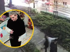 Rzucał się z pięściami na przechodniów. Policja publikuje nagranie