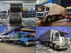 Ciężarówki na planie serialu „Heweliusz” – scenografia pełna transportowych legend