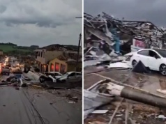 Tornado, krajobraz jak po apokalipsie. Co najmniej pięć osób zginęło
