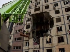 Zmasowany atak Rosjan na Ukrainę. W Dnieprze zburzony blok mieszkalny – nie mniej niż 3 ofiary