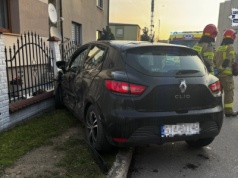 Wypadek w Orzechu. Jedna osoba zabrana do szpitala