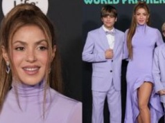 Shakira wpadła Z SYNAMI na premierę filmu. Urocze pociechy? (ZDJĘCIA)