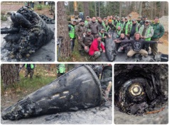 Fragmenty rakiety V-2 z czasów II wojny światowej odkryte na Podkarpaciu! (GALERIA)