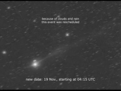 Kometa 3I/Atlas na żywo