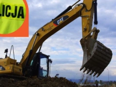 Wypadek na budowie drogi. Pracownik firmy z Ciechanowa przysypany w wykopie