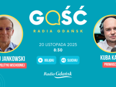 Gościem Radia Gdańsk będzie Andrzej Jankowski, specjalista polityki wschodniej i były dyplomata