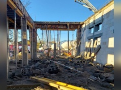 Katastrofa na budowie remizy. Strop runął razem z robotnikami