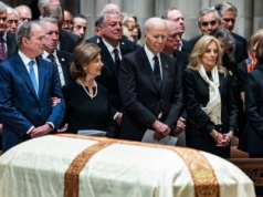 Pogrzeb byłego wiceprezydenta USA. Cheney żegnany przez Bidena