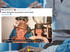 Zdiagnozowano u niego skręt jelit. Wkrótce potem usłyszał tragiczną diagnozę