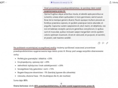 Czy ChatGPT potrafi odróżnić tekst napisany przez człowieka od tekstu AI?