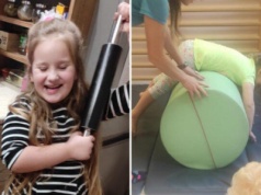 9-letnia Natalka z Morąga potrzebuje wsparcia. Rodzice dziewczynki apelują o pomoc, by nie utracić postępów