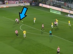 Efektowny gol w Ekstraklasie. "Aż zaniemówiłem"