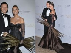 Małgorzata Rozenek-Majdan kradnie spojrzenia w sukni z gigantycznym trenem. Pozamiatała? (ZDJĘCIA)