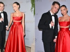 Wydekoltowana Edyta Zając i Michał Mikołajczak trzymają się za ręce na ściance. Słodziaki? (ZDJĘCIA)