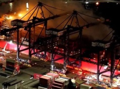 Pożar w porcie Los Angeles. Ognista „przesyłka” z Tokio, wstrzymane operacje