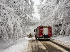 Zima w natarciu. Pracowity weekend podkarpackich strażaków