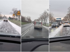 Zimowa aura dała się we znaki. Policjanci apelują o ostrożność na drogach