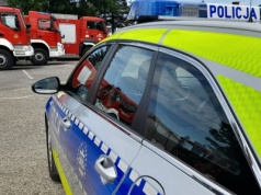 Pirotechnik sprawdza blok. Mieszkańców ewakuowano